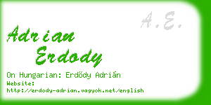 adrian erdody business card